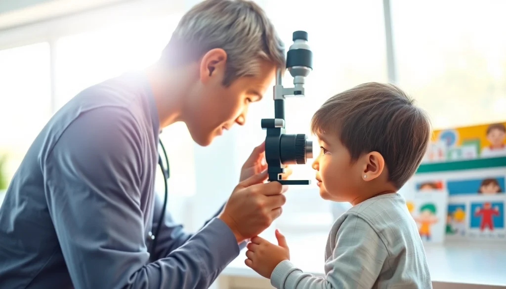 Our Children's Vision promotes pediatric eye care through attentive examination and compassionate support.