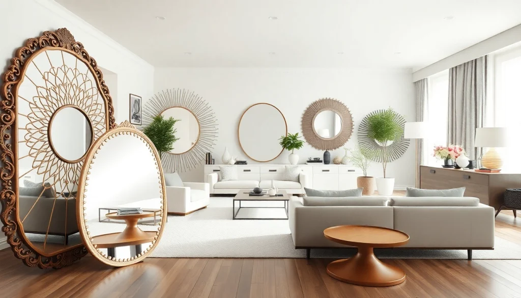 Stylish designer mirrors showcased at https://merithome.co.uk, enhancing modern interior decor.