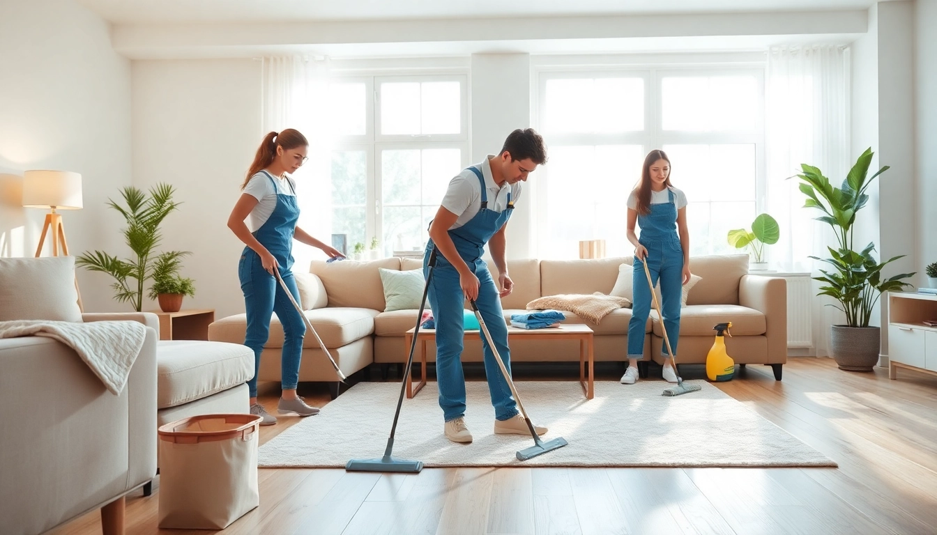 Cleaning Service team ensuring a pristine home environment through expert attention to detail.