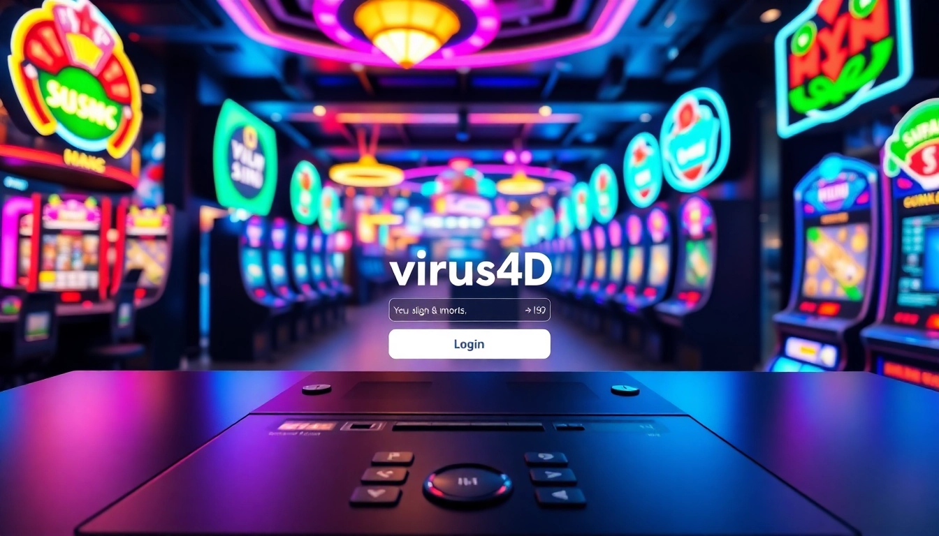 Masuk ke virus4d login slot untuk judi online dengan suasana penuh energi dan visual menarik.