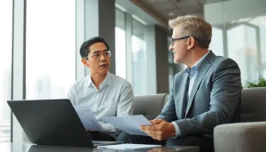 카드깡과 관련한 불법 현금화 방법을 상담하는 전문가의 모습