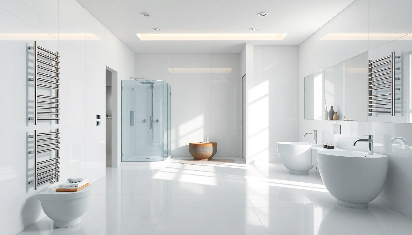 Die hochwertigen Produkte von sonni sanitär in einem stilvollen Badezimmer.