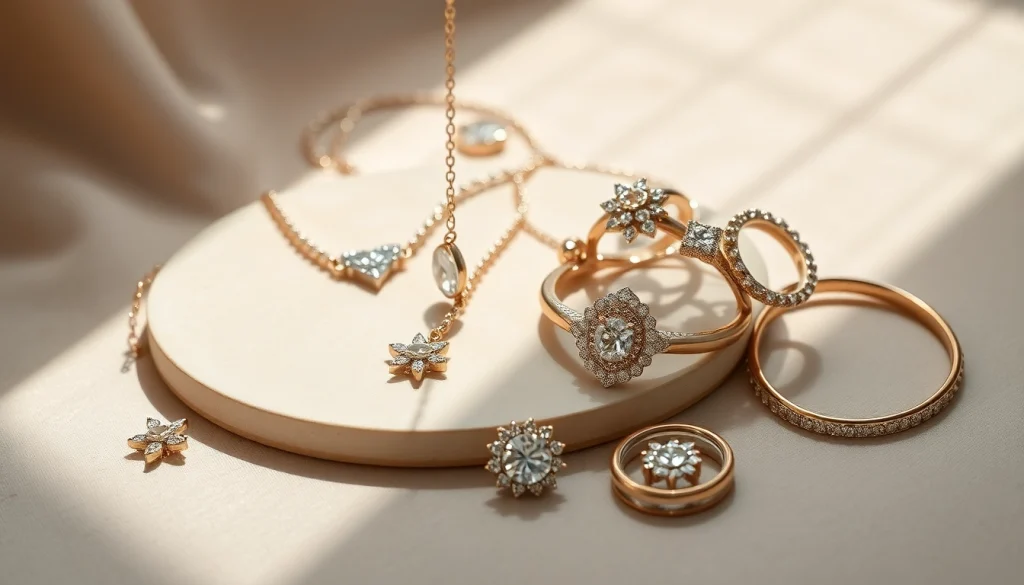 Professional jewelry photography showcasing stunning rings and necklaces