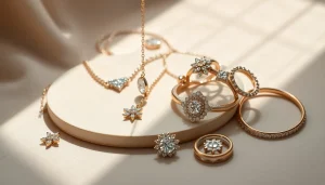Professional jewelry photography showcasing stunning rings and necklaces