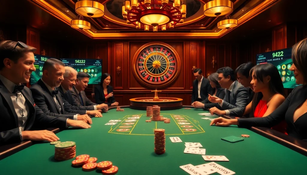 Experience the excitement of gaming at https://whycazino.com with our vibrant poker scene showcasing thrilling card action.