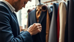 Crafting a tailor made bespoke suit with precision in a tailored workshop environment.