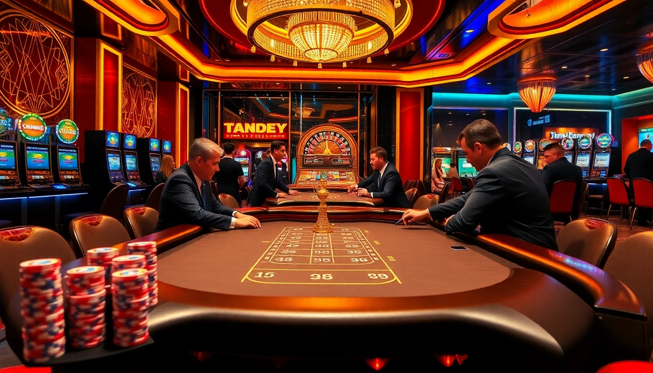 Trải nghiệm cảm giác hồi hộp của Bet VIP cùng người chơi tại bàn poker sôi động trong một casino sang trọng.