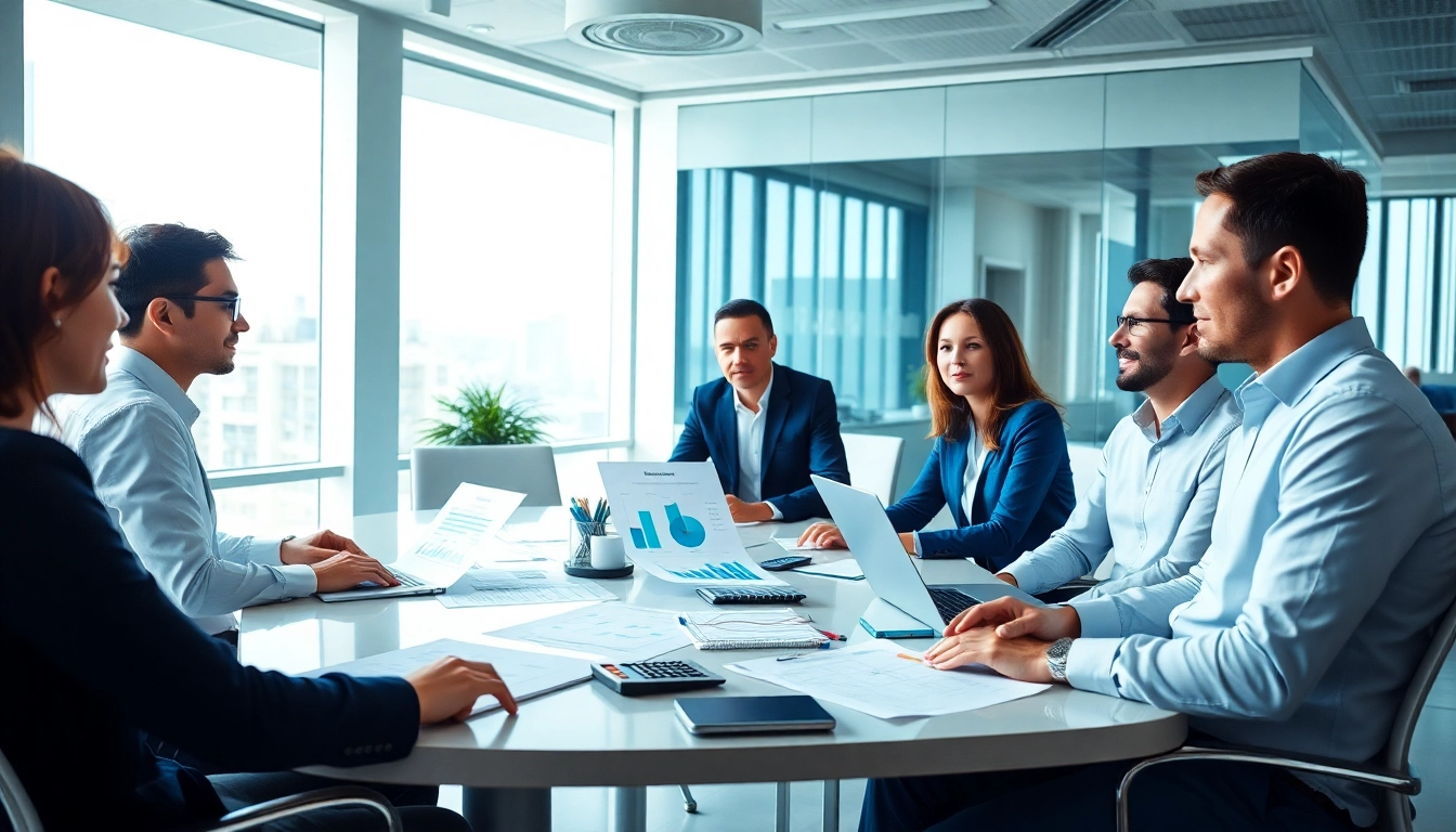 VAT Services in UAE discussed by professionals in a modern office setting.