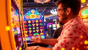 Rasakan keseruan petanitoto dengan pemain menikmati permainan slot di kasino.