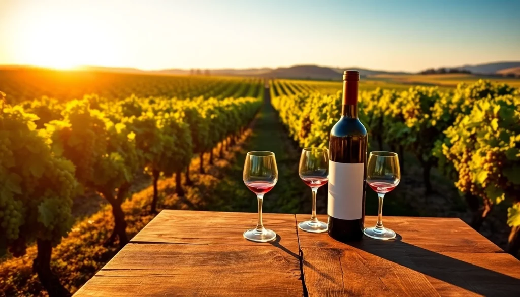 Savoring fine wines at Sacramento Wineries with scenic vineyard views and elegant table settings.