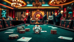 Experience the allure of a 2 Carat Diamond Price amidst a vibrant casino setting with poker chips and cards.