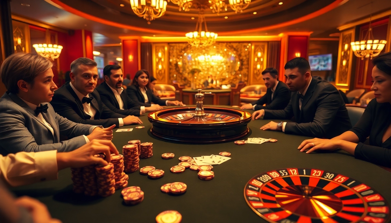 Engage with high-stakes gaming at Kjc solutions' luxurious casino experience.