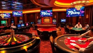 Experience thrilling moments and winning strategies at 79king's luxury casino.