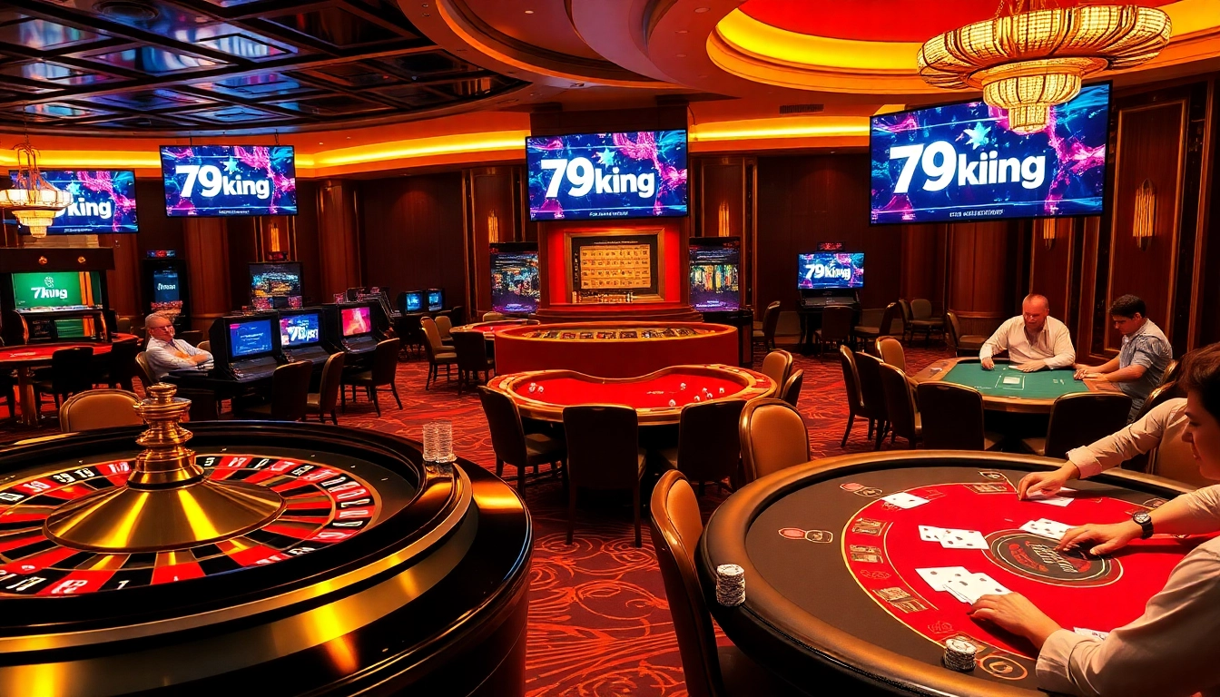 Experience thrilling moments and winning strategies at 79king's luxury casino.