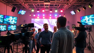 Engaged team at a Creative Video Production Agency showcasing innovative video projects.