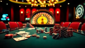 Players enjoying games at 99OK COM casino with vibrant atmosphere and luxury elements.