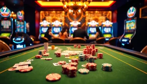 Experience the thrill of gambling with 7m cn at a luxurious casino table.