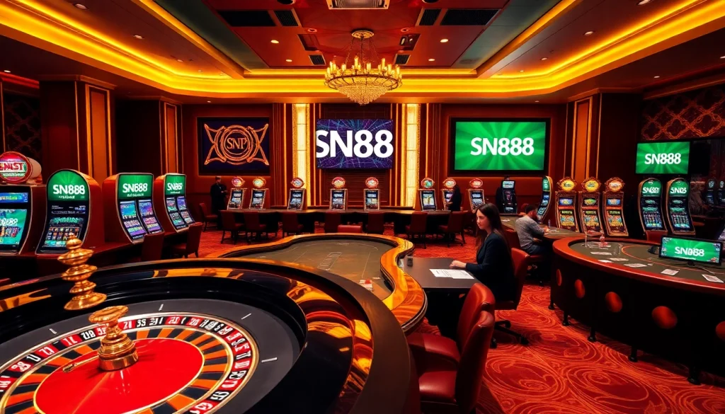 Experience the excitement of SN888 online casino with luxurious game layouts and engaging atmosphere.