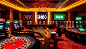 Experience the excitement of SN888 online casino with luxurious game layouts and engaging atmosphere.