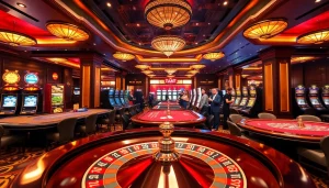Experience the excitement of the top 10 nhà cái uy tín at a luxurious casino table.