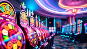 การหมุนของ 918kiss slot เกมในคาสิโนที่สว่างสดใสและมีสีสัน