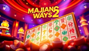 Menampilkan permainan mahjong ways 2 yang penuh warna dan simbol berkilauan.