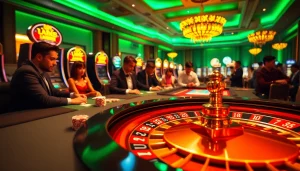 Engage effortlessly with link s8 at the luxurious casino's roulette table, showcasing winning strategies and vibrant gambling action.