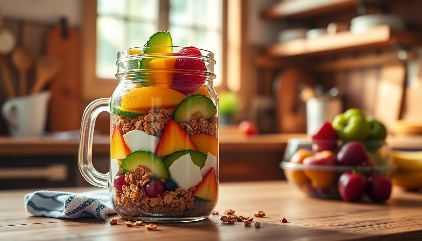 Experience nutritious layers in https://masonjarbreakfast.com with vibrant fruits and creamy yogurt.