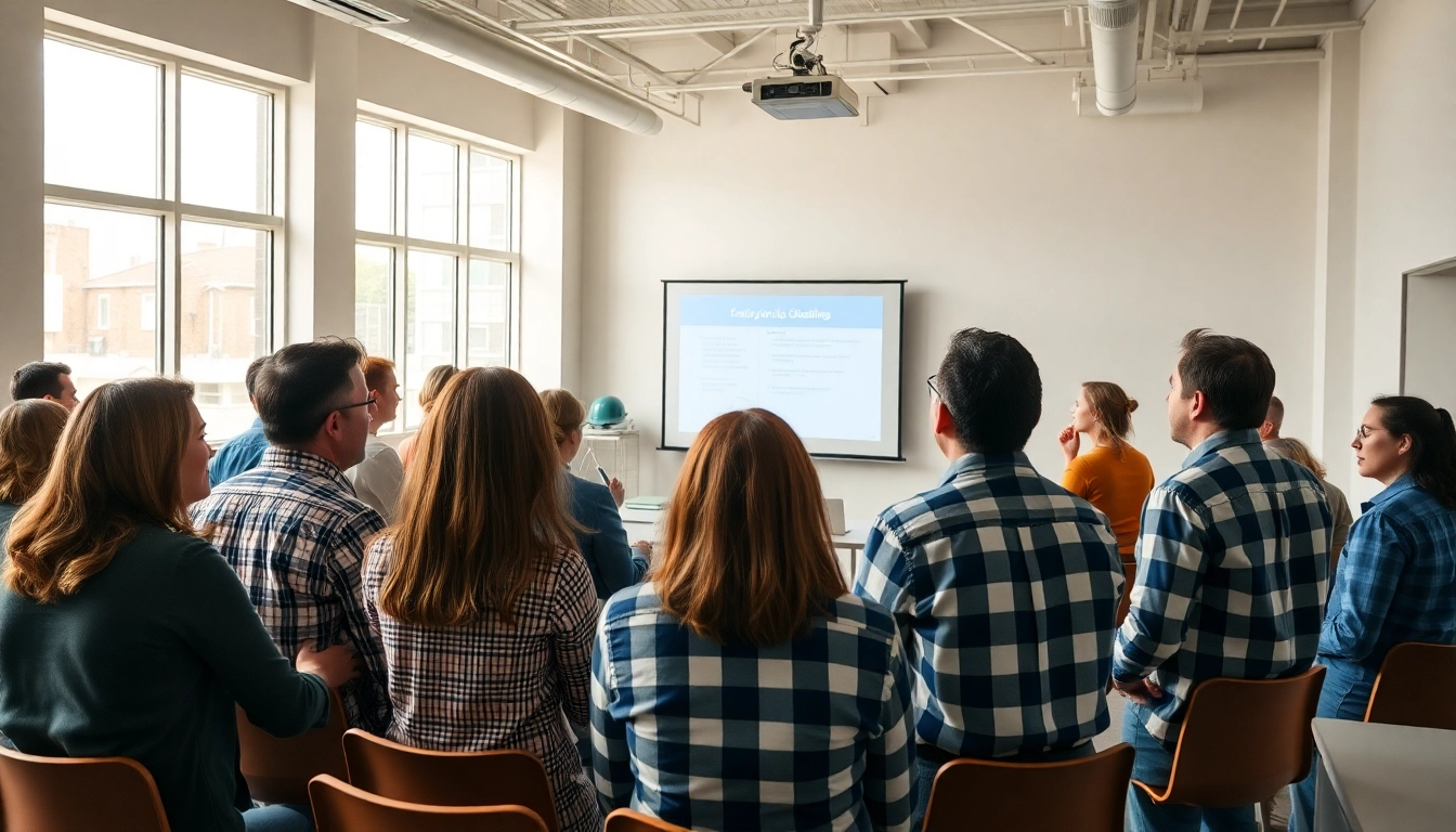 OSHA training Carolinas session with diverse participants engaging in learning safety practices