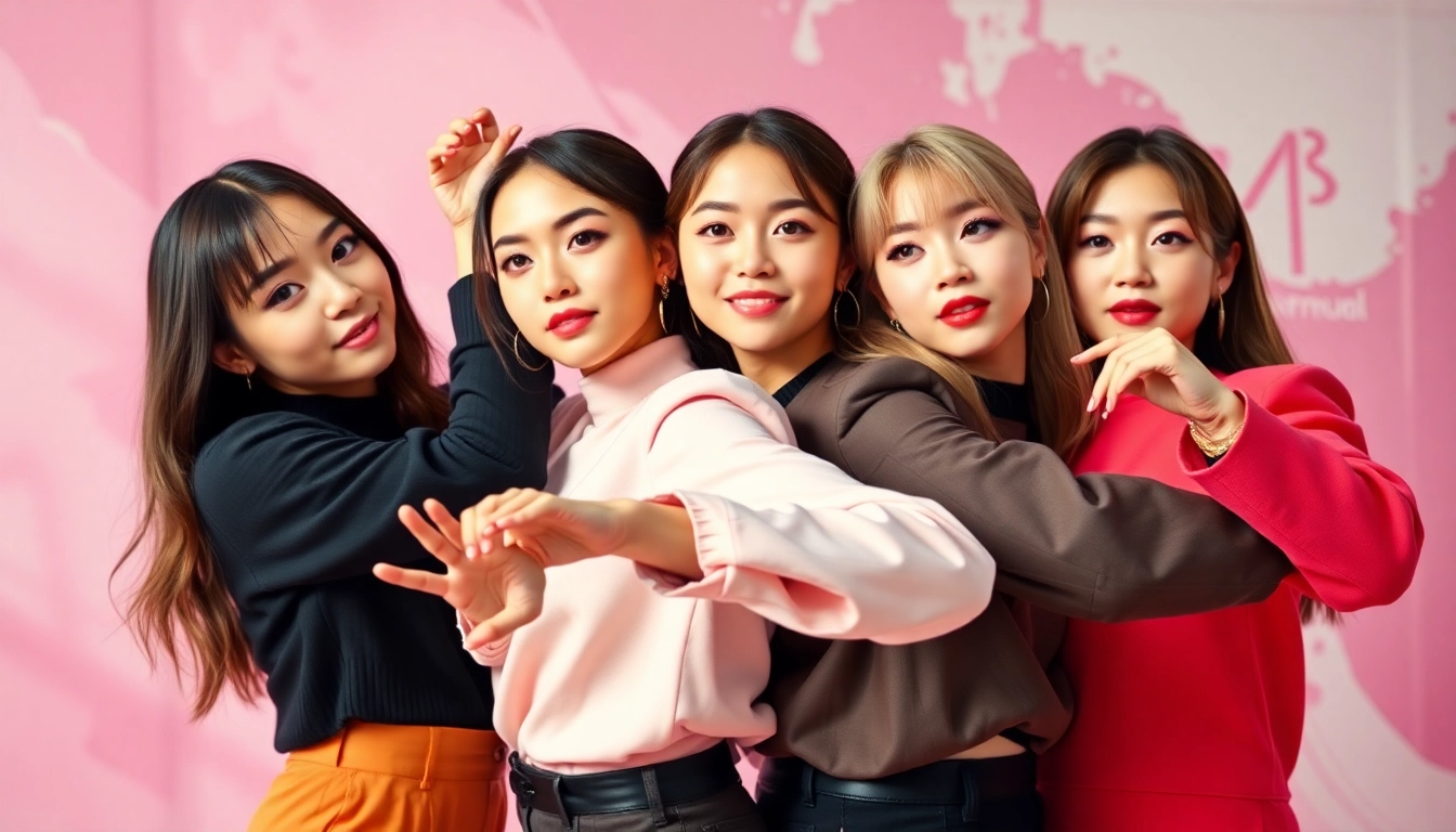 Stunning depiction of blackpink members Jisoo, Jennie, Rosé, and Lisa showcasing elegance and charm.