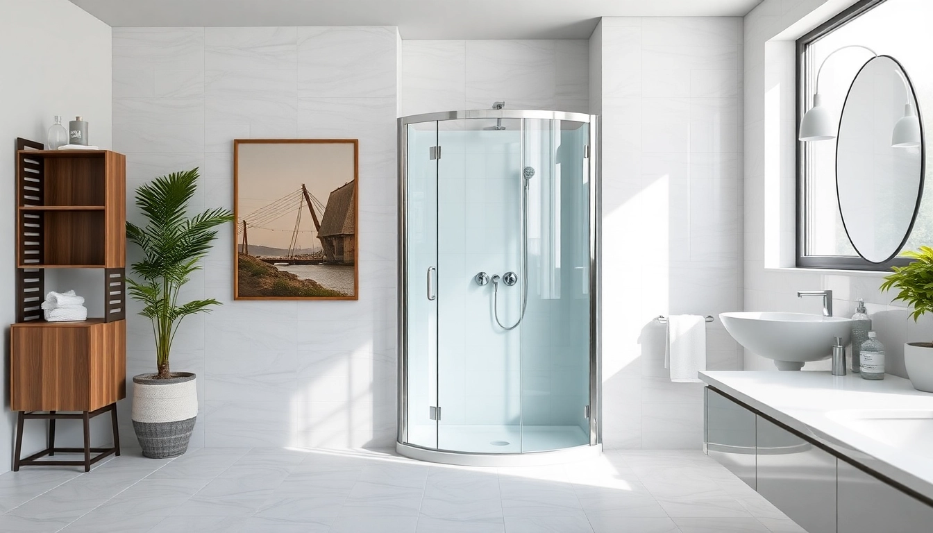 Erleben Sie die moderne sonni Duschkabine 80x80 in einem eleganten italienischen Badezimmer mit stilvollen Elementen.