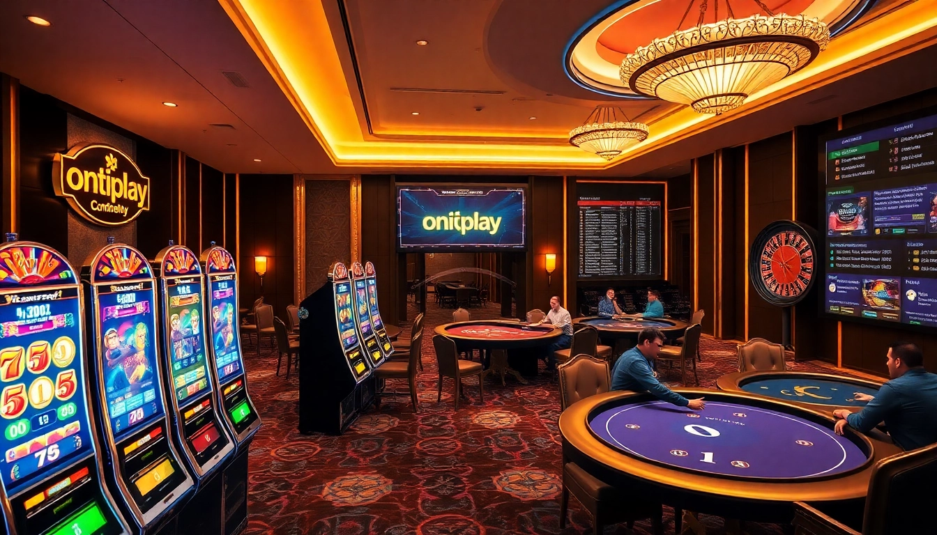 Experience the thrill of onicplay with vibrant slot machines and dynamic casino games.