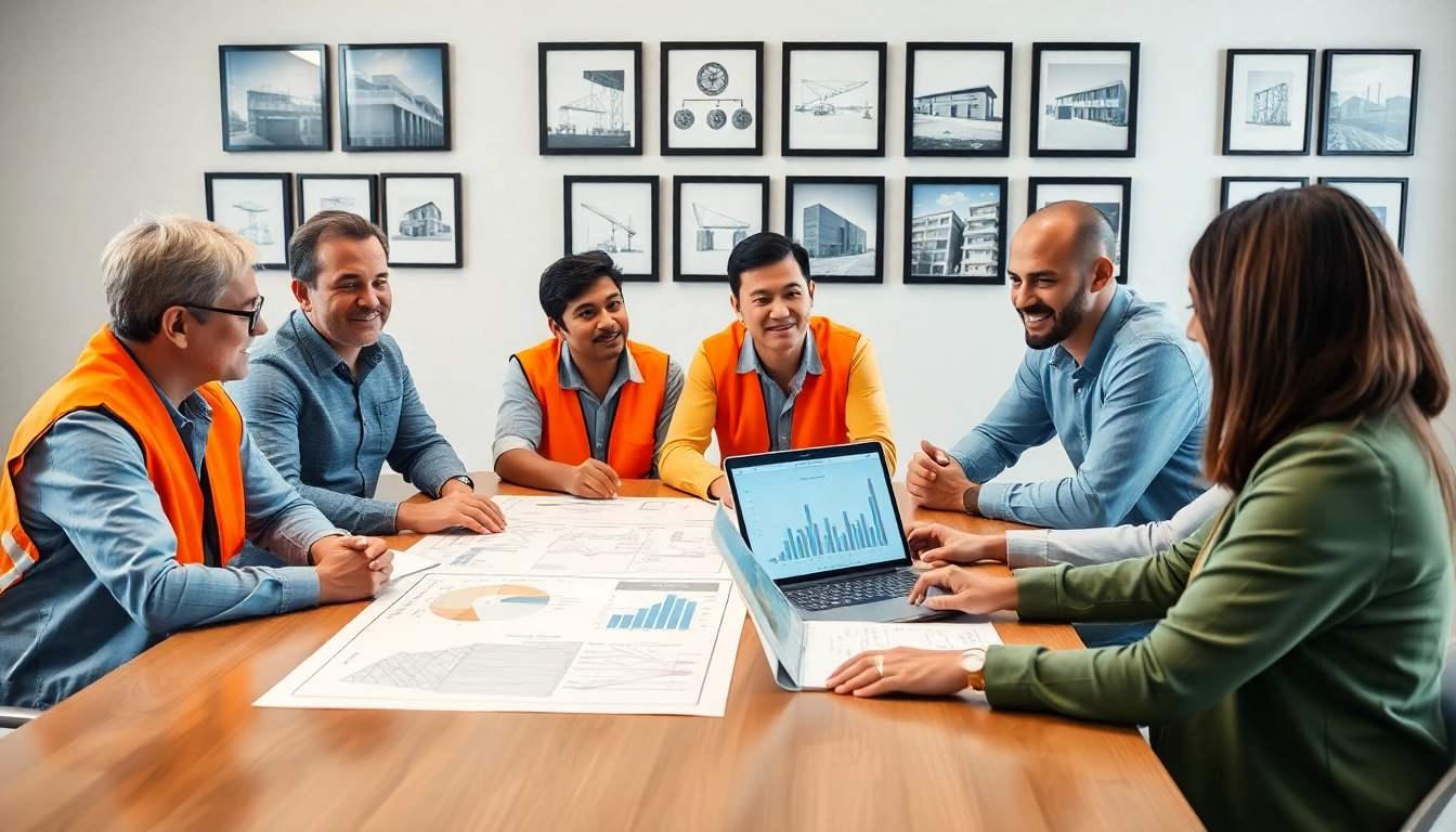 Engaging leaders of a construction association South Carolina in a collaborative meeting setting.