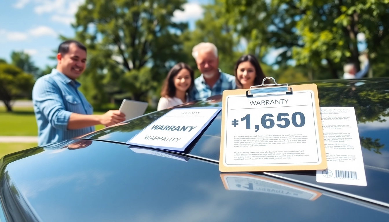 Highlight best extended auto warranty for high mileage cars while inspecting a family-friendly vehicle.