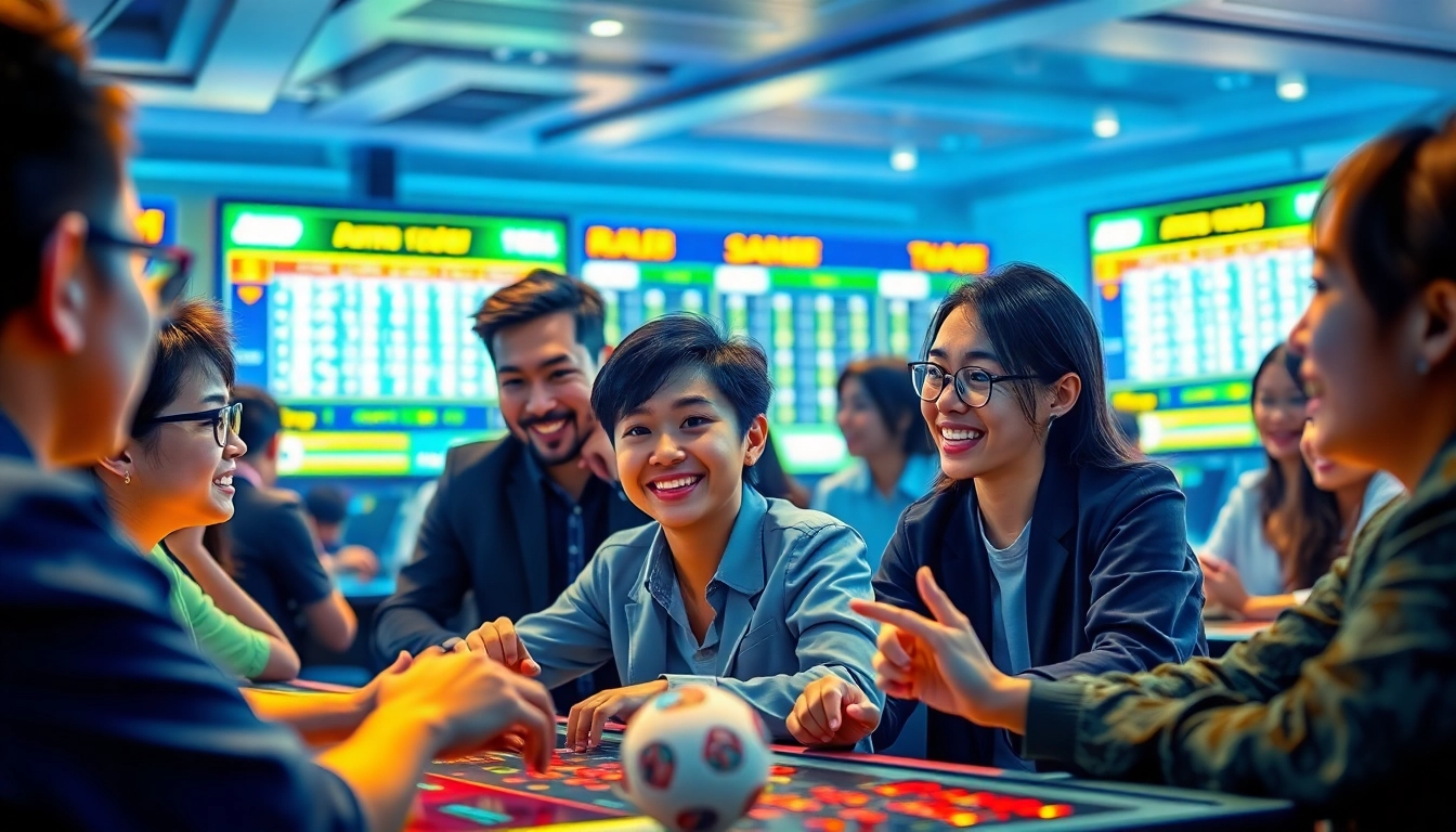 Pemain yang menikmati Sumotogel dalam lingkungan permainan online yang dinamis.