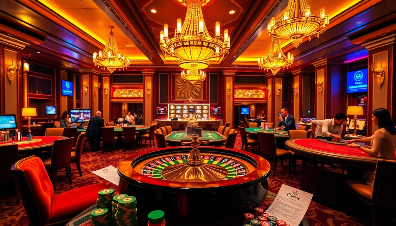 Experience excitement at https://ok88.tech/ with vibrant casino gaming, including roulette and poker.