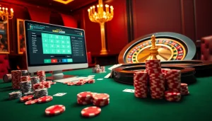 Experience thrilling gameplay and big wins at https://sa88.it.com/ with vibrant casino visuals featuring poker chips and cards.