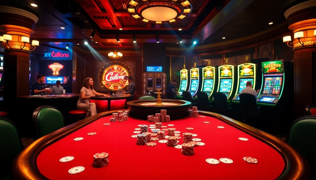 Engaging gamblers at a poker table with chips and cards on xx88 com.