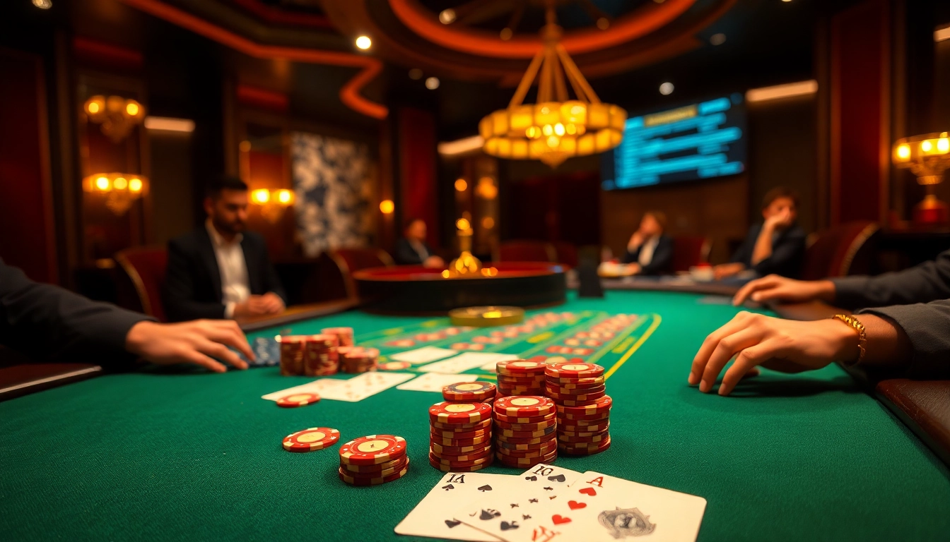 Experience the thrill of the hidden wiki 2026 at an exciting gambling table with poker chips and cards.