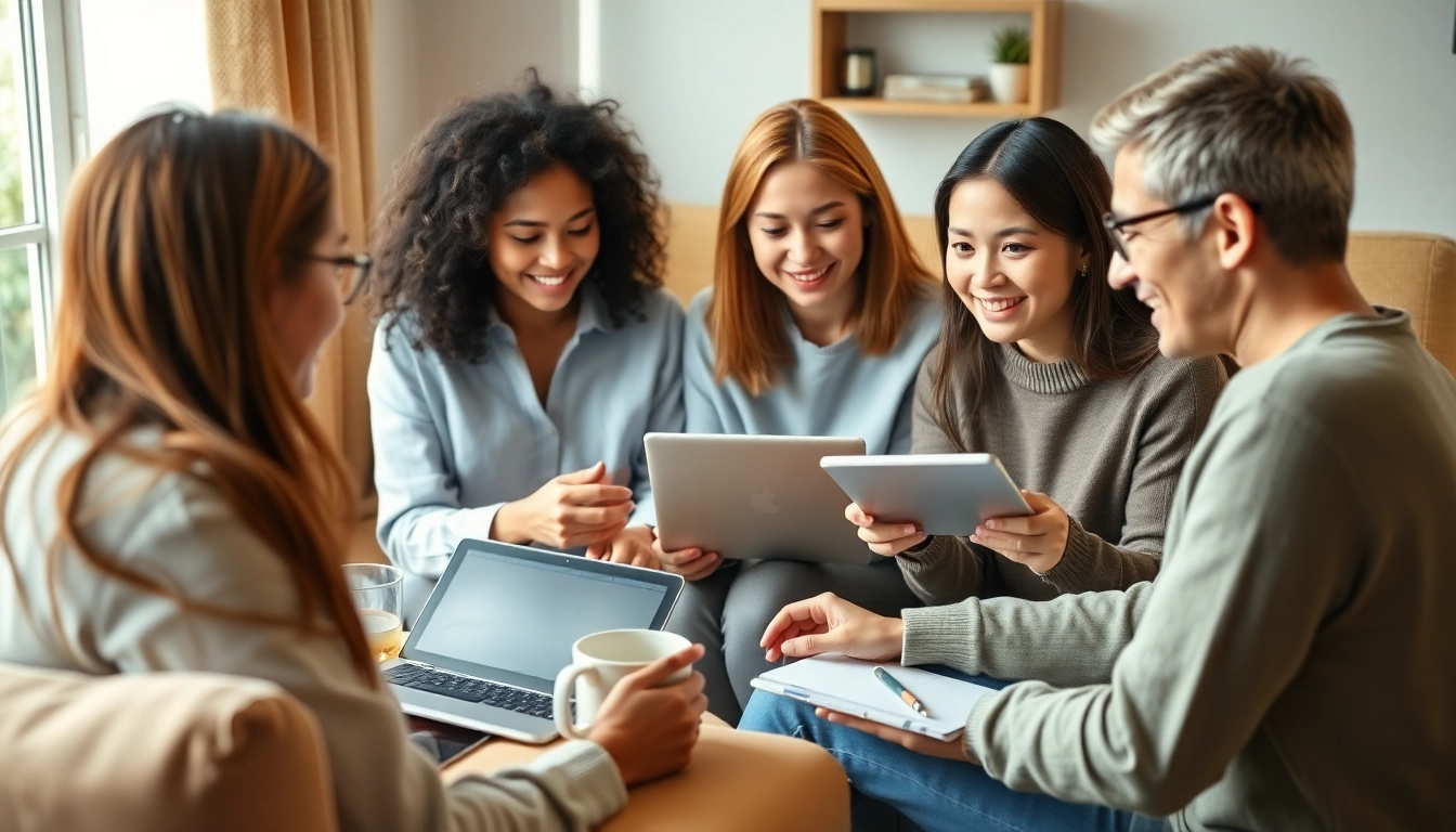 明るい自宅環境で、QQ English クーポンを取り入れたオンライン英語学習セッションに集中する参加者。