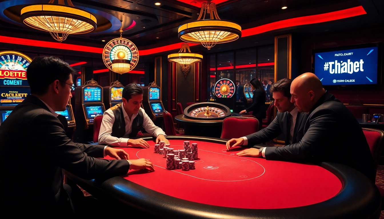 Experience thrilling poker strategies at thabet college in an elegant casino setup.