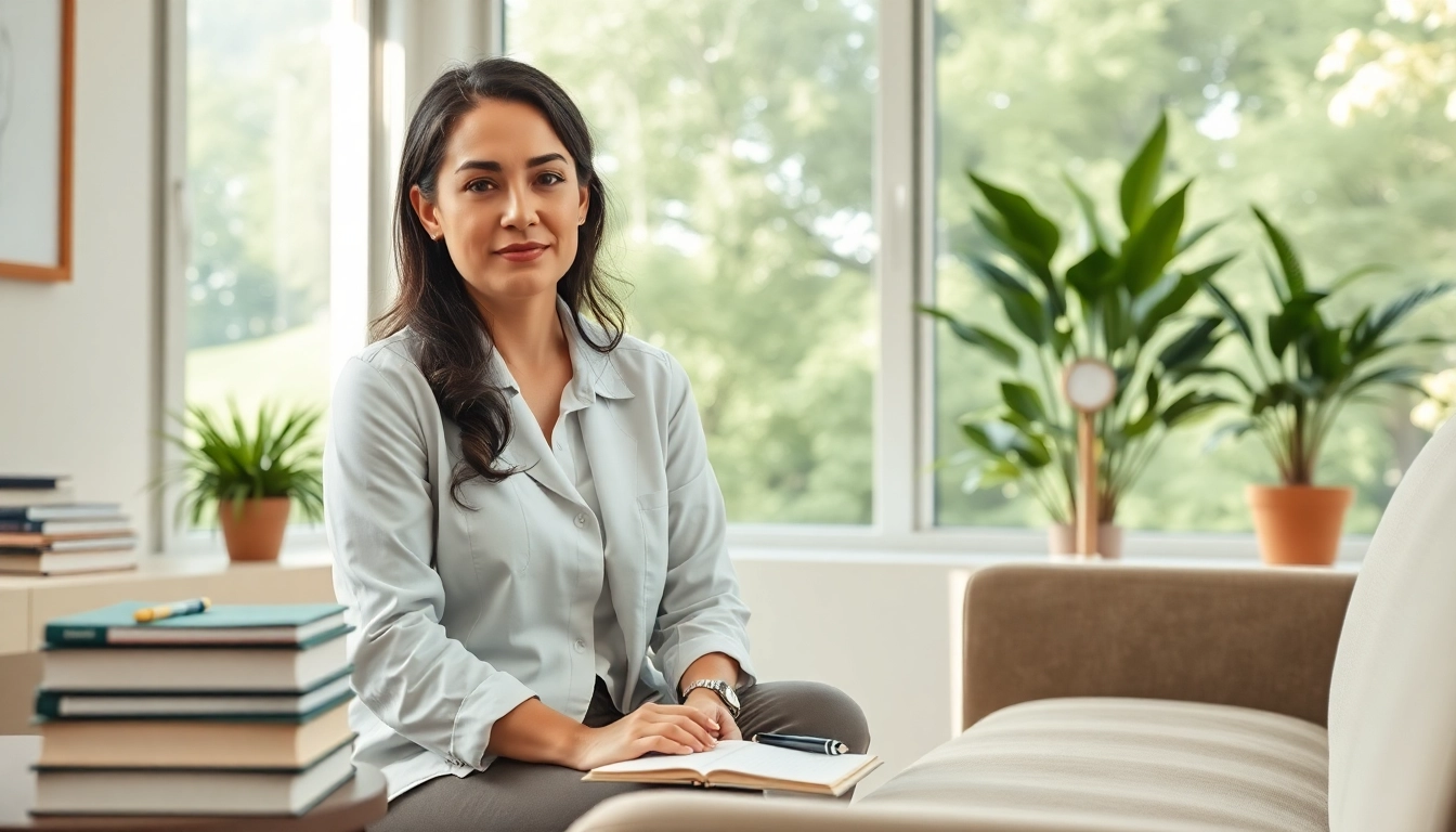 Understanding anxiety symptoms in a serene therapy setting with a welcoming ambiance.