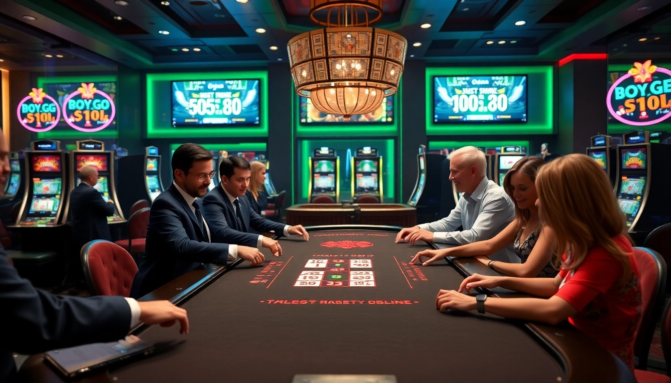 Tautan KIT4D menghadirkan pengalaman kasino yang mendebarkan, dengan meja permainan modern dan para pemain yang antusias.