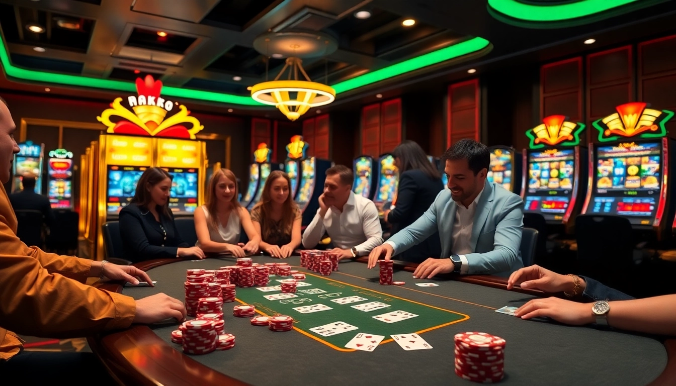 Experience the thrill of online gambling at Thabet College with an exciting poker game scene.