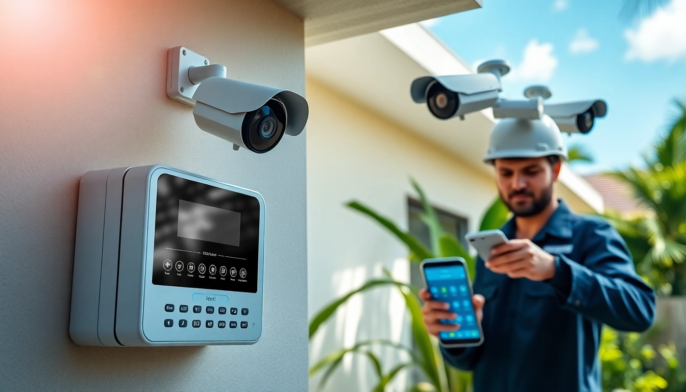 Sistemas de alarma avanzados para la seguridad residencial en Guanacaste, destacando la tecnología de alarmas de seguridad.