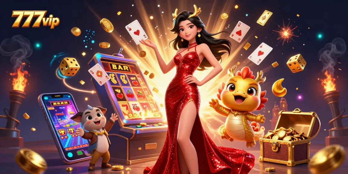 Experience thrilling gameplay at 777vip with dynamic casino elements and a shimmering jackpot.